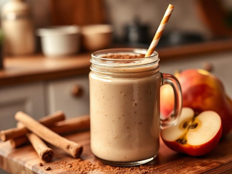 Smoothie Maçã com Canela